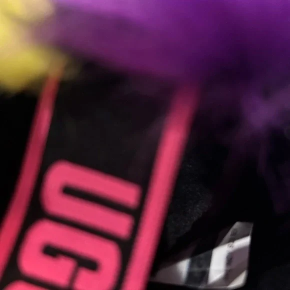 UGG Fluff Yeah Party Spots Slippers size 10 NWT - Picture 7 of 11